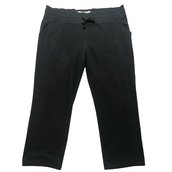 Champion Mens Sweatpants Black Joggers Sz XXL Y2K Baggy - Picture 1 of 12